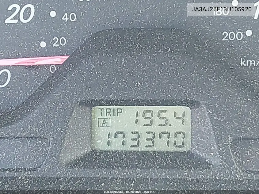 2003 Mitsubishi Lancer Es VIN: JA3AJ26E13U105920 Lot: 45202666