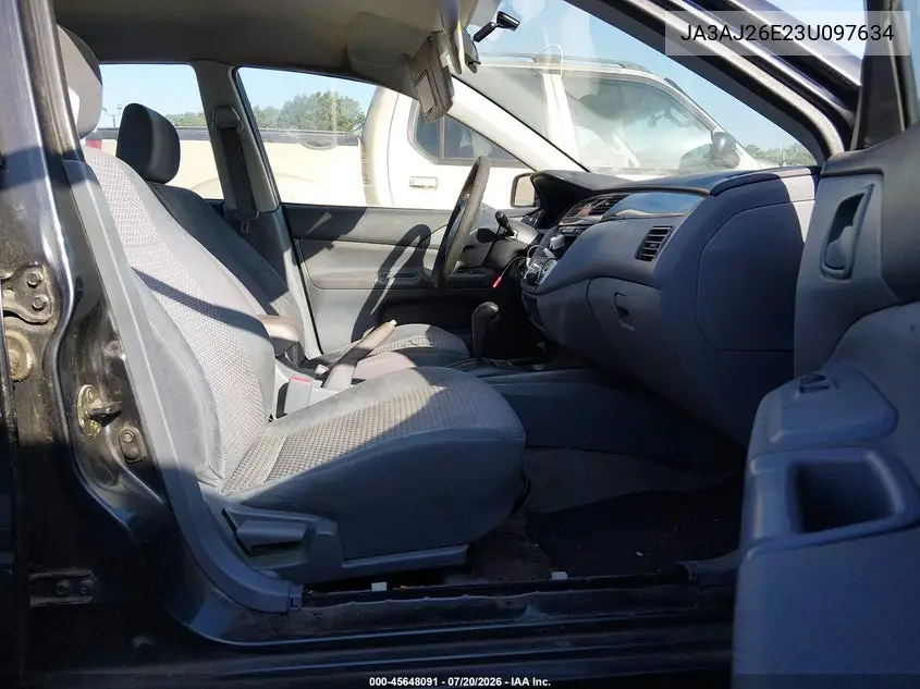 2003 Mitsubishi Lancer Es VIN: JA3AJ26E23U097634 Lot: 45648091