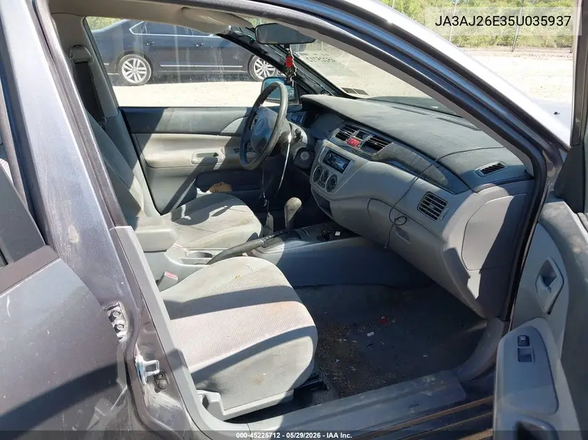 2005 Mitsubishi Lancer Es VIN: JA3AJ26E35U035937 Lot: 45225712