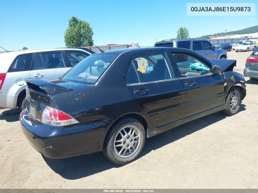 2005 Mitsubishi Lancer Oz Rally VIN: 00JA3AJ86E15U9873 Lot: 45419425