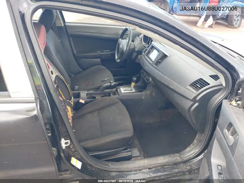 2008 Mitsubishi Lancer De VIN: JA3AU16U88U027006 Lot: 45337607