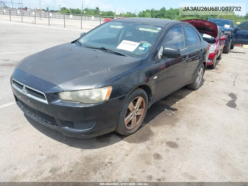 2008 Mitsubishi Lancer De/Es VIN: JA3AU26U68U007732 Lot: 45542659