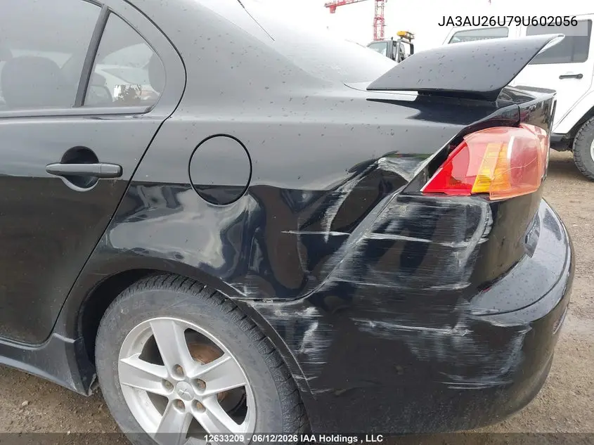 2009 Mitsubishi Lancer Es/Es Sport VIN: JA3AU26U79U602056 Lot: 12633209