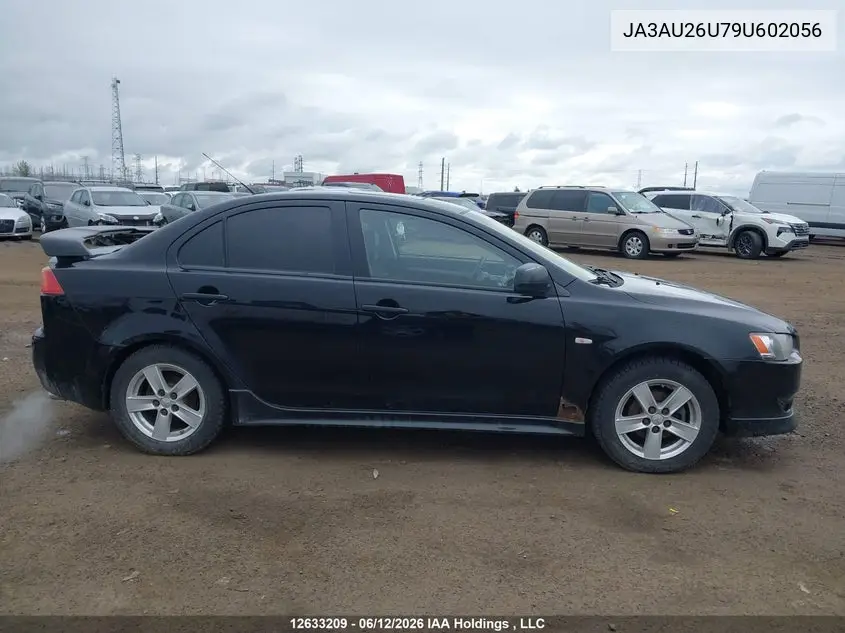 2009 Mitsubishi Lancer Es/Es Sport VIN: JA3AU26U79U602056 Lot: 12633209
