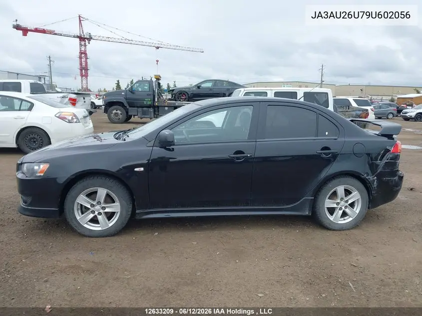 2009 Mitsubishi Lancer Es/Es Sport VIN: JA3AU26U79U602056 Lot: 12633209