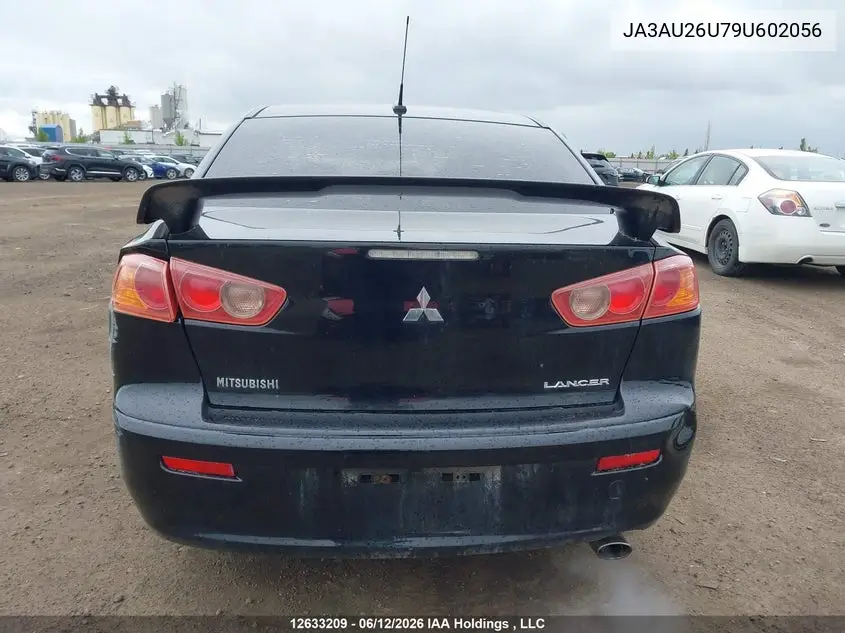 2009 Mitsubishi Lancer Es/Es Sport VIN: JA3AU26U79U602056 Lot: 12633209