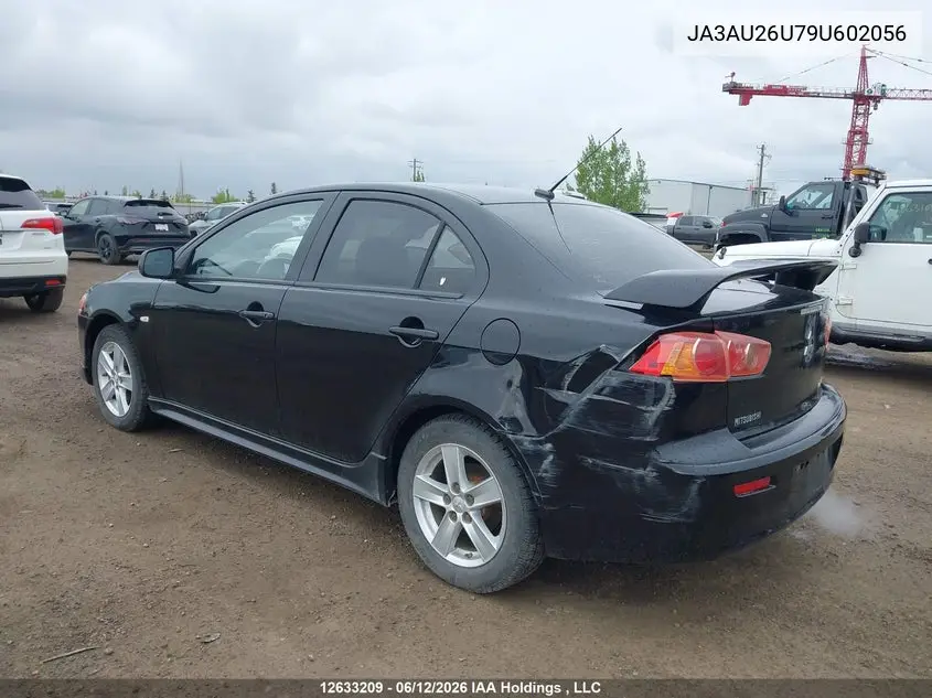 2009 Mitsubishi Lancer Es/Es Sport VIN: JA3AU26U79U602056 Lot: 12633209