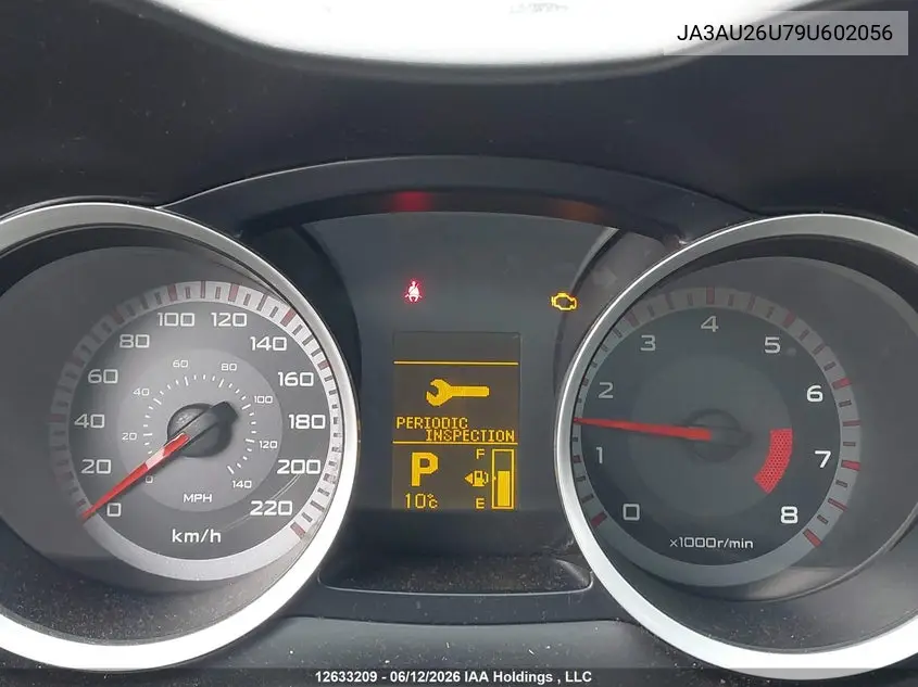 2009 Mitsubishi Lancer Es/Es Sport VIN: JA3AU26U79U602056 Lot: 12633209