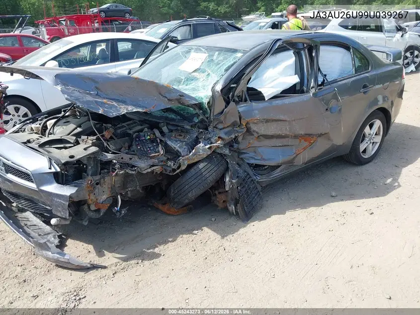 2009 Mitsubishi Lancer Es/Es-Sport VIN: JA3AU26U99U039267 Lot: 45243273
