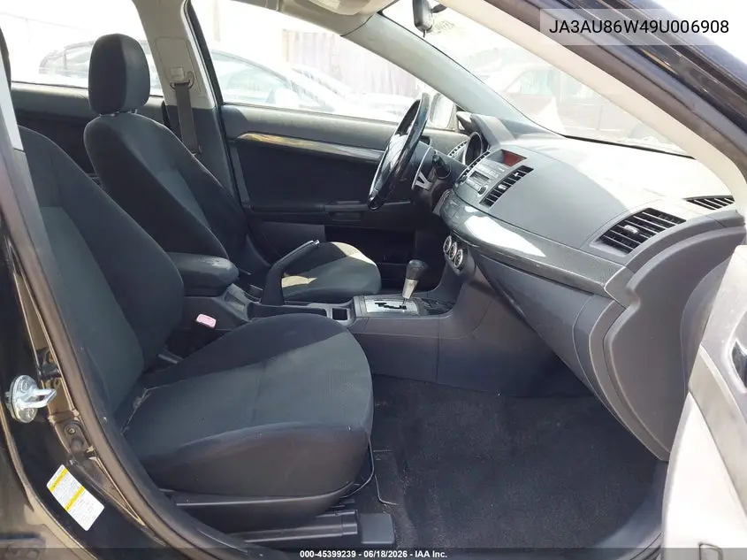 2009 Mitsubishi Lancer Gts VIN: JA3AU86W49U006908 Lot: 45399239