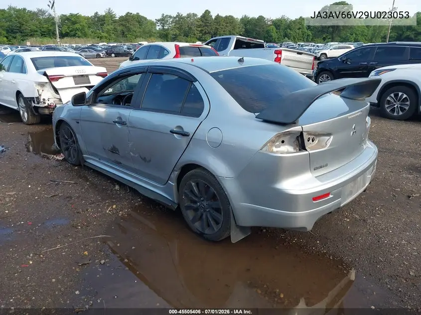 2009 Mitsubishi Lancer Ralliart VIN: JA3AV66V29U023053 Lot: 45505406