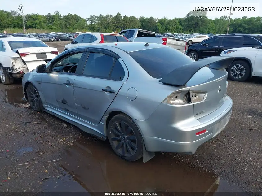 2009 Mitsubishi Lancer Ralliart VIN: JA3AV66V29U023053 Lot: 45505406
