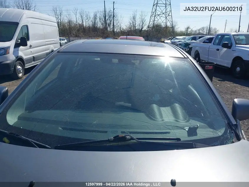 2010 Mitsubishi Lancer Es/Es Sport VIN: JA32U2FU2AU600210 Lot: 12597999