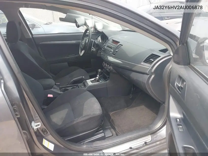 2010 Mitsubishi Lancer Sportback Ralliart VIN: JA32Y6HV2AU006878 Lot: 45675494