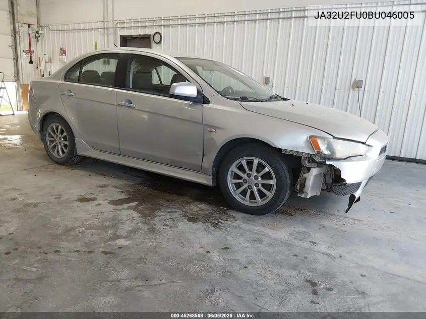 2011 Mitsubishi Lancer Es VIN: JA32U2FU0BU046005 Lot: 45268568