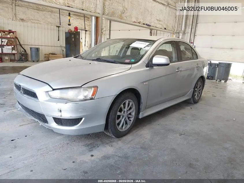 2011 Mitsubishi Lancer Es VIN: JA32U2FU0BU046005 Lot: 45268568