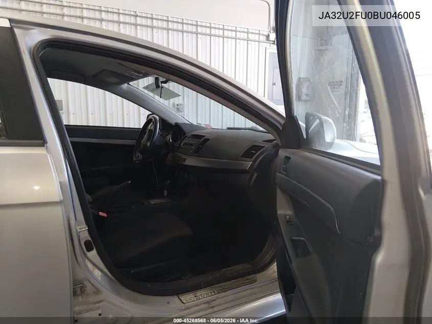 2011 Mitsubishi Lancer Es VIN: JA32U2FU0BU046005 Lot: 45268568
