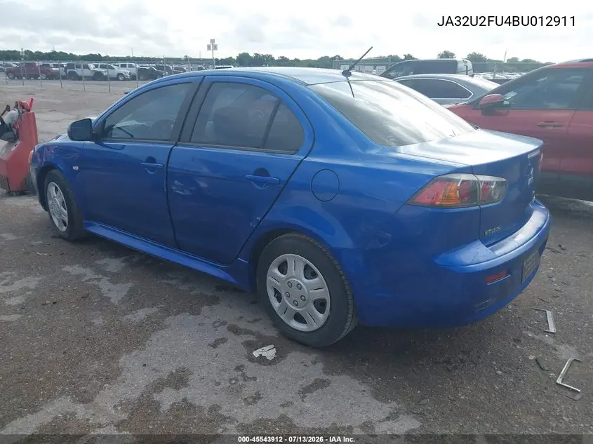 2011 Mitsubishi Lancer Es VIN: JA32U2FU4BU012911 Lot: 45543912
