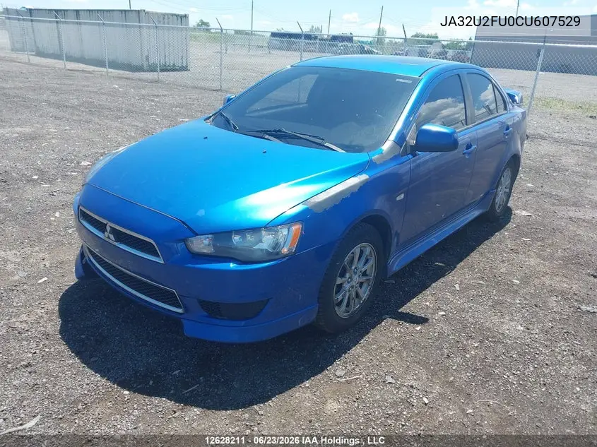 2012 Mitsubishi Lancer Se VIN: JA32U2FU0CU607529 Lot: 12628211