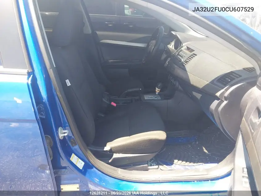 2012 Mitsubishi Lancer Se VIN: JA32U2FU0CU607529 Lot: 12628211