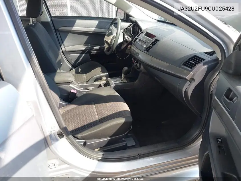 2012 Mitsubishi Lancer Es VIN: JA32U2FU9CU025428 Lot: 45477065