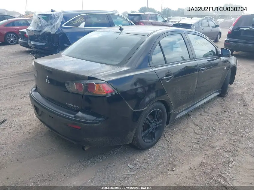 2012 Mitsubishi Lancer Es VIN: JA32U2FU1CU030204 Lot: 45608965