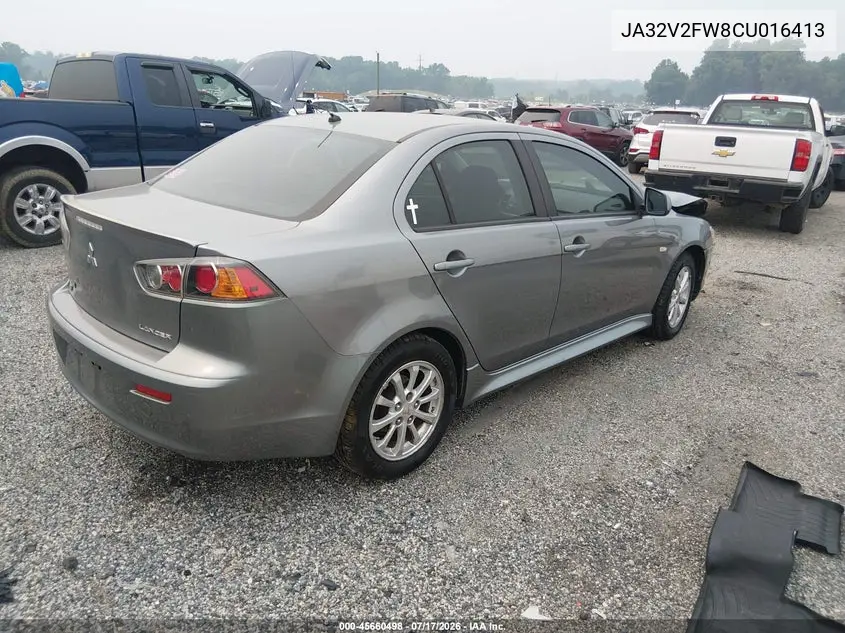 2012 Mitsubishi Lancer Se VIN: JA32V2FW8CU016413 Lot: 45660498