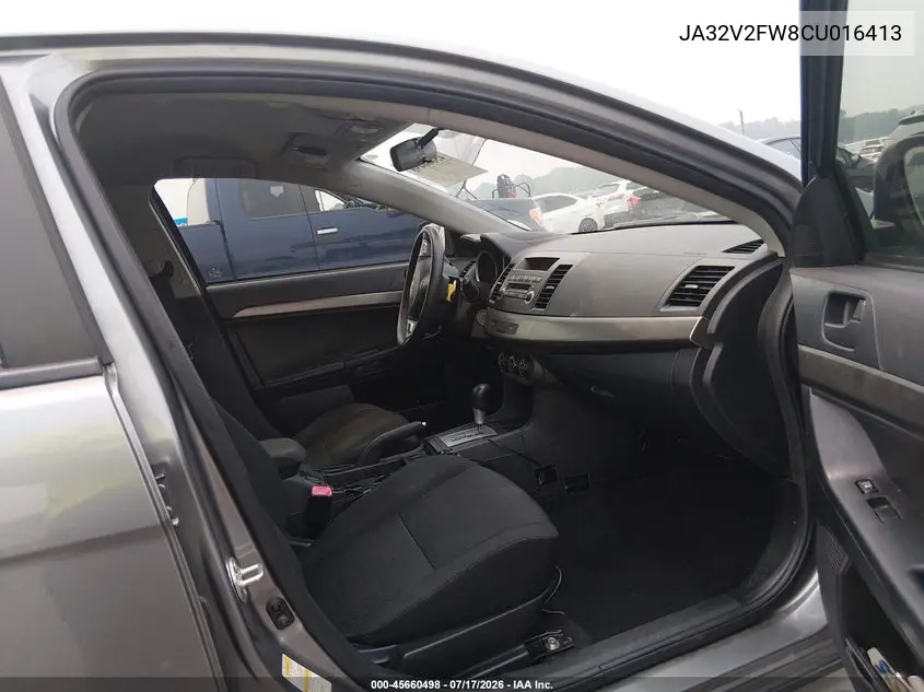2012 Mitsubishi Lancer Se VIN: JA32V2FW8CU016413 Lot: 45660498