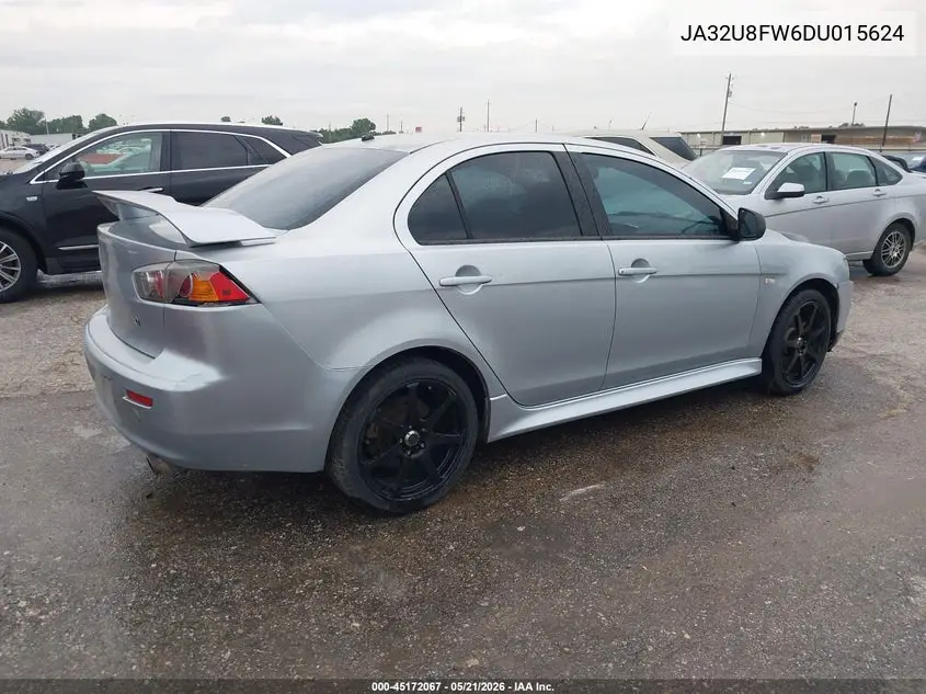 2013 Mitsubishi Lancer Gt VIN: JA32U8FW6DU015624 Lot: 45172067