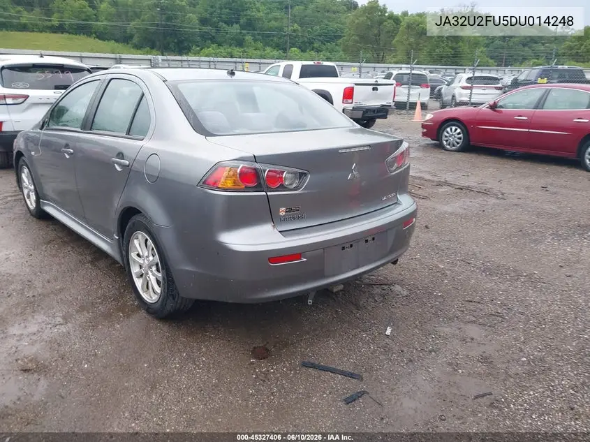 2013 Mitsubishi Lancer Es VIN: JA32U2FU5DU014248 Lot: 45327406