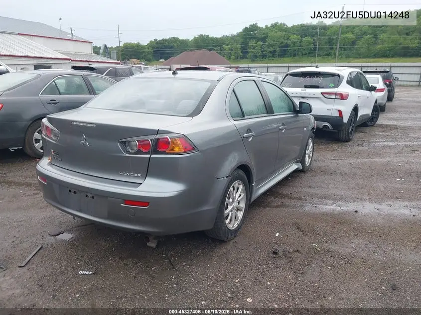 2013 Mitsubishi Lancer Es VIN: JA32U2FU5DU014248 Lot: 45327406