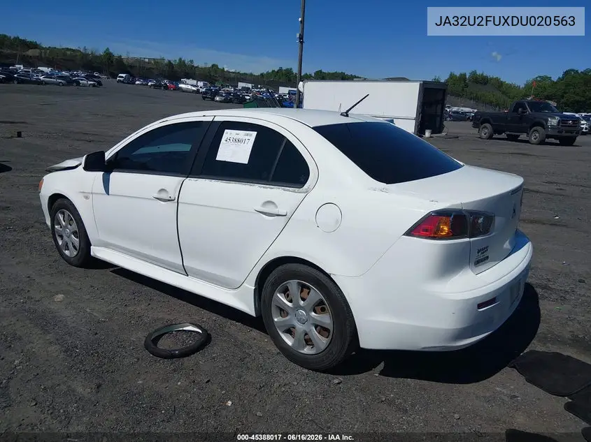 2013 Mitsubishi Lancer Es VIN: JA32U2FUXDU020563 Lot: 45388017