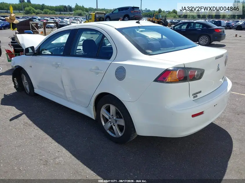 2013 Mitsubishi Lancer Se VIN: JA32V2FWXDU004846 Lot: 45411371