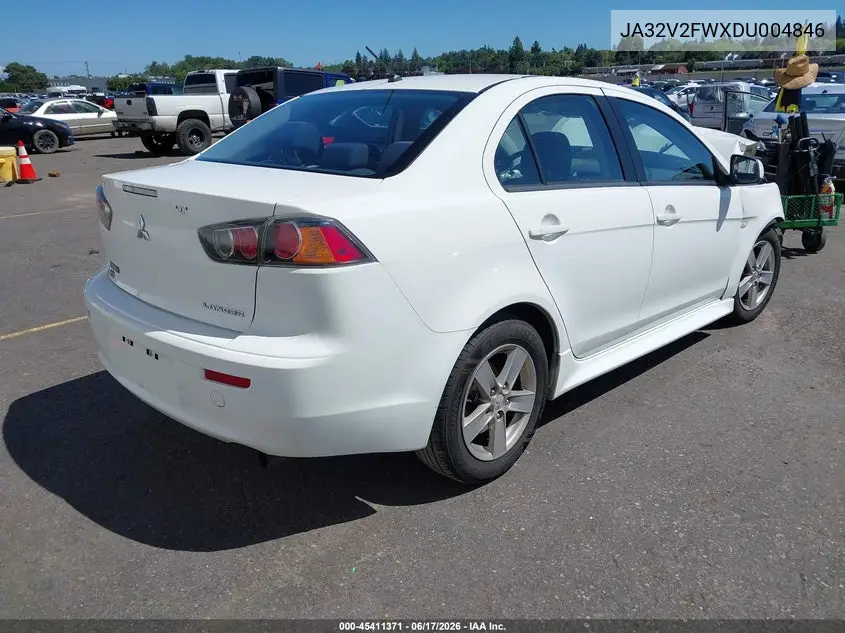 2013 Mitsubishi Lancer Se VIN: JA32V2FWXDU004846 Lot: 45411371
