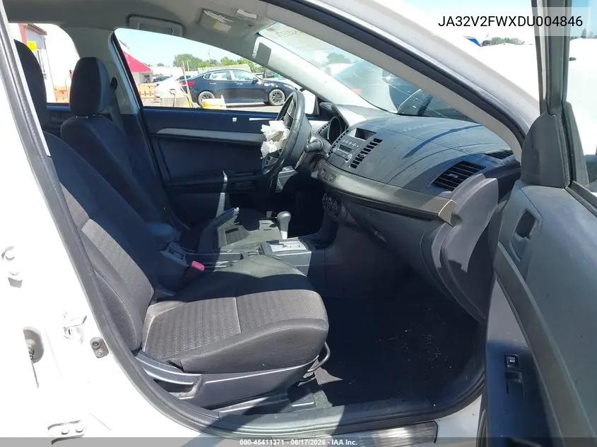 2013 Mitsubishi Lancer Se VIN: JA32V2FWXDU004846 Lot: 45411371