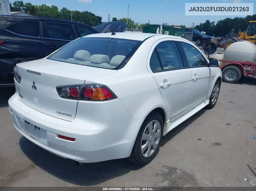 2013 Mitsubishi Lancer Es VIN: JA32U2FU3DU021263 Lot: 45596982