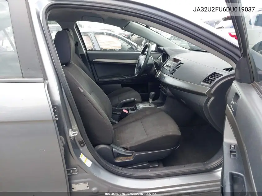 2013 Mitsubishi Lancer Es VIN: JA32U2FU6DU019037 Lot: 45667076