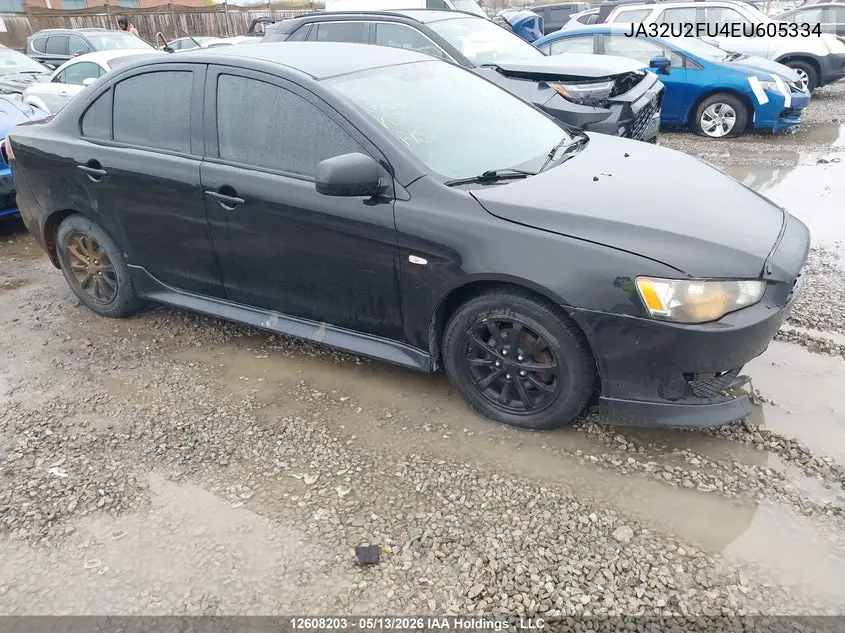 2014 Mitsubishi Lancer Es/Es Sport VIN: JA32U2FU4EU605334 Lot: 12608203