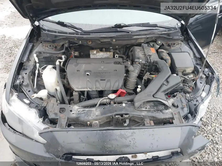2014 Mitsubishi Lancer Es/Es Sport VIN: JA32U2FU4EU605334 Lot: 12608203