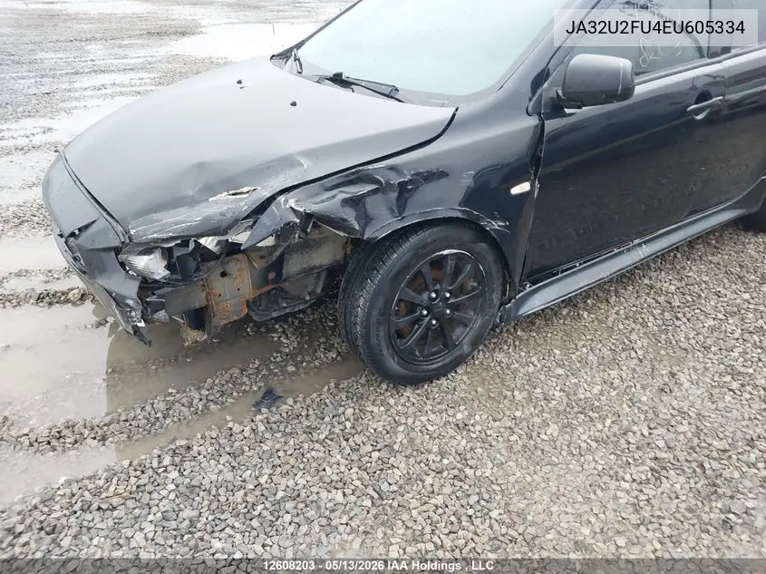 2014 Mitsubishi Lancer Es/Es Sport VIN: JA32U2FU4EU605334 Lot: 12608203