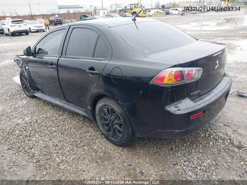 2014 Mitsubishi Lancer Es/Es Sport VIN: JA32U2FU4EU605334 Lot: 12608203