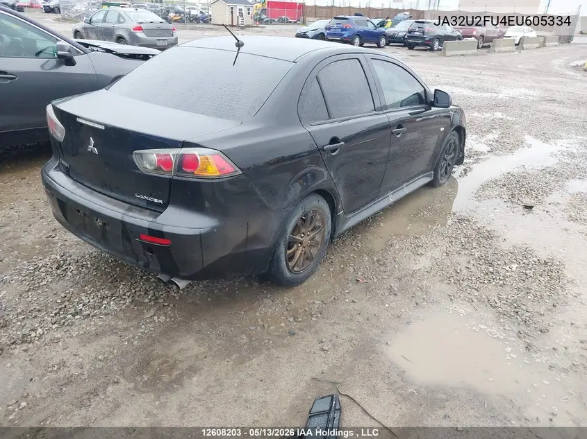 2014 Mitsubishi Lancer Es/Es Sport VIN: JA32U2FU4EU605334 Lot: 12608203
