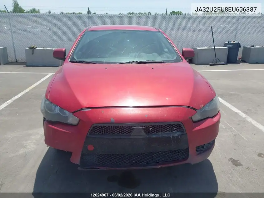 2014 Mitsubishi Lancer VIN: JA32U2FU8EU606387 Lot: 12624967