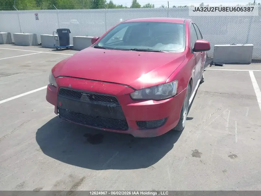 2014 Mitsubishi Lancer VIN: JA32U2FU8EU606387 Lot: 12624967
