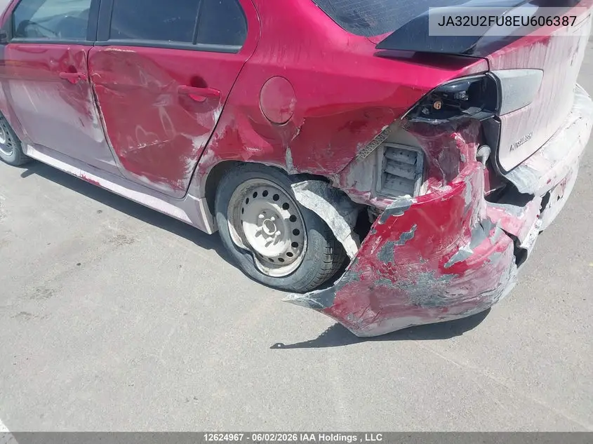 2014 Mitsubishi Lancer VIN: JA32U2FU8EU606387 Lot: 12624967