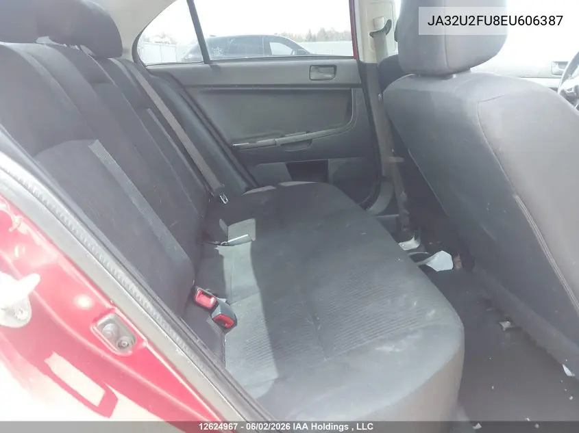 2014 Mitsubishi Lancer VIN: JA32U2FU8EU606387 Lot: 12624967