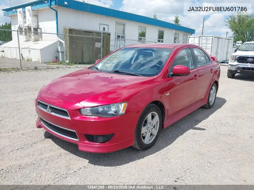 2014 Mitsubishi Lancer Es/Es Sport VIN: JA32U2FU8EU601786 Lot: 12641288