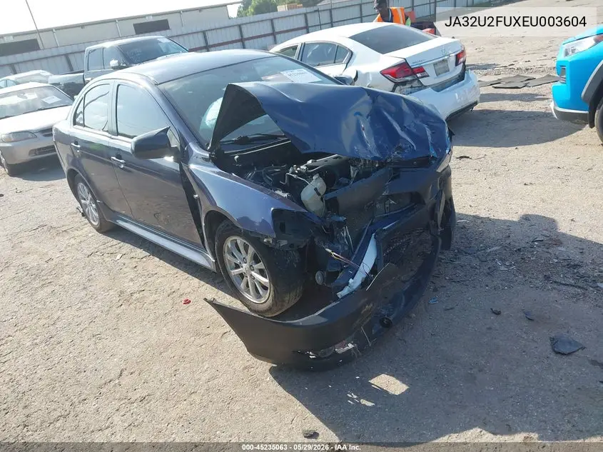 2014 Mitsubishi Lancer Es/Es Sport VIN: JA32U2FUXEU003604 Lot: 45235063