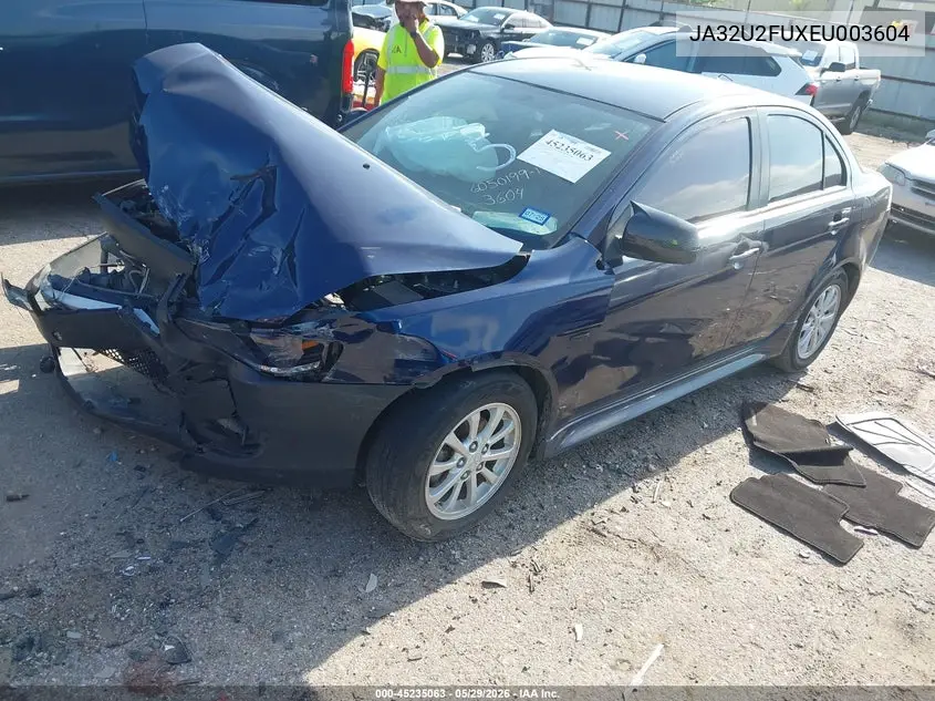 2014 Mitsubishi Lancer Es/Es Sport VIN: JA32U2FUXEU003604 Lot: 45235063