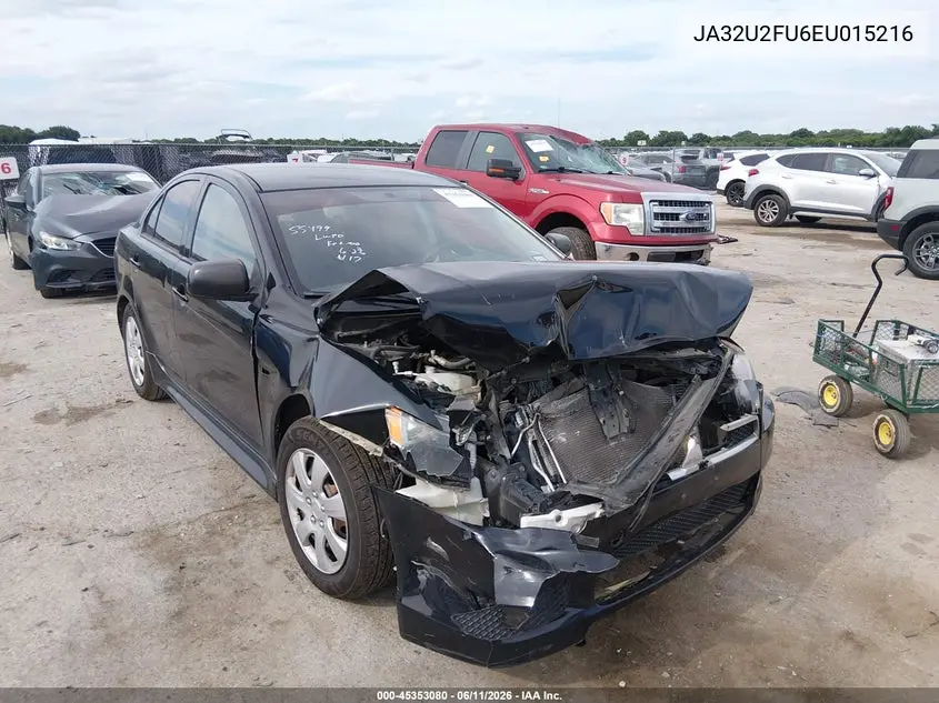 2014 Mitsubishi Lancer Es VIN: JA32U2FU6EU015216 Lot: 45353080